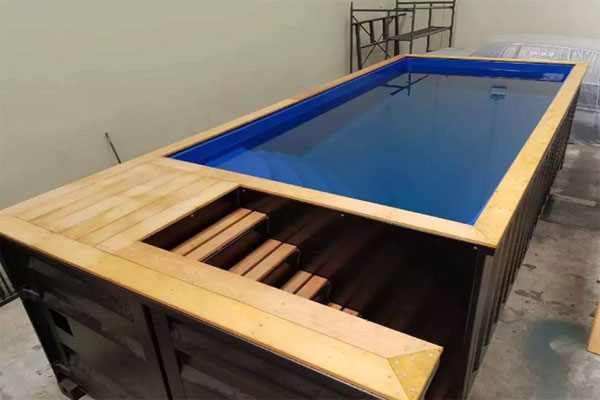 Container Pool Wooden